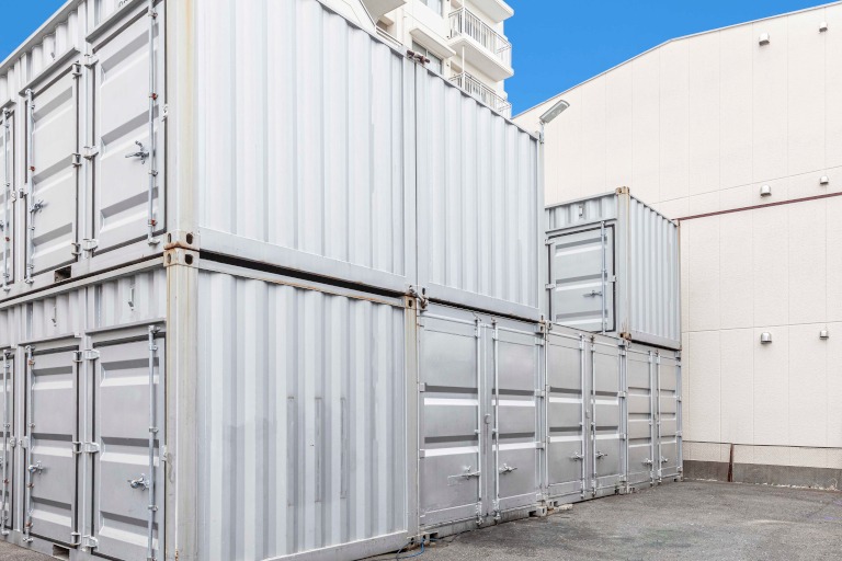 stack of mini containers