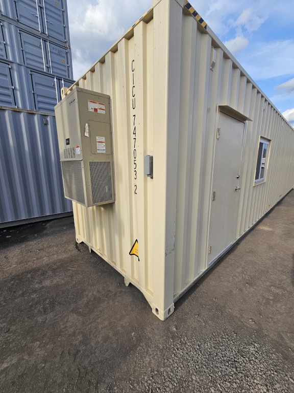 Office container with air conditioning