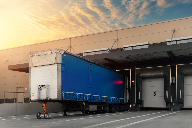 Loading a trailer for storage